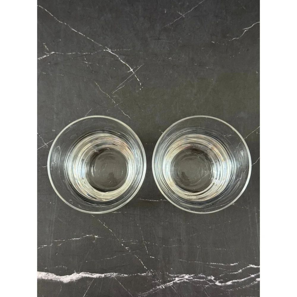 Vintage Pair of Tulip Whiskey Scotch Tasting Glasses 3.5in Tall MINT!